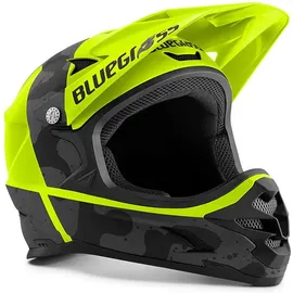 Bluegrass Intox Helm - Yellow Fluo Black Matt