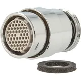 tecuro Kugelgelenk Bidetstrahler mit Luftsprudler M18 x 1 AG - Messing verchromt