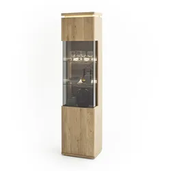 MCA Barcelona Vitrine Holzwerkstoff/Bianco - Bianco