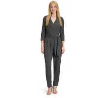 Betty Barclay Jumpsuit mit Eingrifftaschen Schwarz/Beige,36 - 36