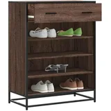 vidaXL Schuhschrank 75 x 97,5 x 38 cm Eichen-Optik braun