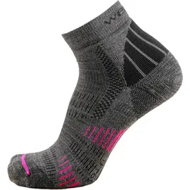 Wapiti Wandersocken 2 Paar grau/pink 39-41