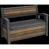 Keter Gartenbank inkl. Aufbewahrung Hudson 227 L
