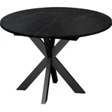 Mäusbacher Runder Esstisch 110 x 76 x 110 cm schwarz
