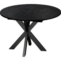 Mäusbacher Runder Esstisch 110 x 76 x 110 cm schwarz