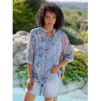 Heine Druck-Tunika blau 36