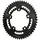 Praxis Road Rings 110buzz Kettenblatt Schwarz 52/36t
