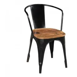 Packen Sie 24 schwarze Kochstühle – 53 x 53 x 76 cm