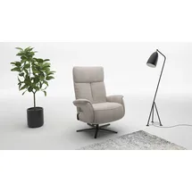 sit&more TV-Sessel Triple Seven Xtra large Polyester 86 x 111 x 86 cm grau mit Kopfteil- & Drehfunktion