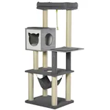 PawHut Kratzbaum 59 cm grau