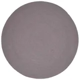 Homescapes Teppich Grau, 150 cm, Rund,