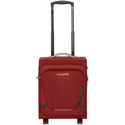 Handgepäck-Trolley TRAVELITE "JETPACK Wings 2 Cabin, konzipiert für Eurowings", Gr. B/H/T: 30cm x 40cm x 25cm 25 l, rot, Polyester, unifarben mit Farbeinsätzen, Koffer, Weichgepäck-Koffer Handgepäck für die meisten gängigen Airlines