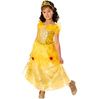 DISNEY Mädchen Kostüm Kleid Belle Mehrfarbig 140