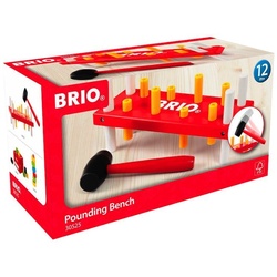 BRIO® Spielzeug-Musikinstrument Brio Kleinkindwelt Musikinstrument Rote Klopfbank 10 Teile 30525