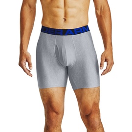 Under Armour Herren Tech 6in 2 Pack, schnelltrocknende Boxershorts, komfortable Unterwäsche mit enganliegendem Schnitt im 2er-Pack