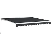 Outsunny Markise Grau B/H/L: ca. 300x395x150 cm - grau