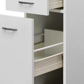 Flex-Well Apothekerschrank Wito 200 cm x 30 cm x 57 cm Weiß