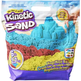 Spin Master Kinetic Sand Knete 2,7 kg Blau/Khaki