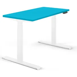Schaff Schreibtisch REC elektrisch höhenverstellbar Blau / Weiß