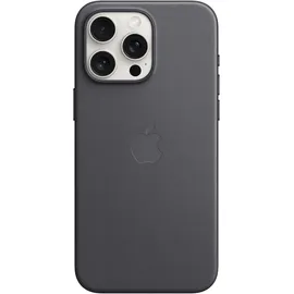 Apple iPhone 15 Pro Max Feingewebe Case mit MagSafe schwarz
