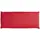 GO-DE Bankauflage 50 x 108 x 5 cm rot 1 St.