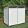 Melko Mülltonnenbox 140 x 85 x 127 cm grau