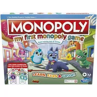 Mein Erstes Monopoly Spiel Spaß Familie Brettspiel Für Alter 4+ B Brandneu