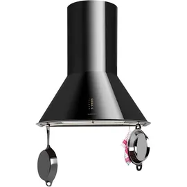 Klarstein Lumio Neo Retro-Dunstabzugshaube 60 cm Schwarz