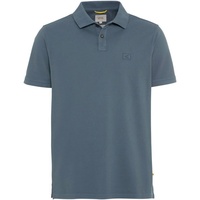 CAMEL ACTIVE Herren Piqué Poloshirt aus Reiner Baumwolle Blau Menswear-L