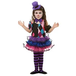 Clown-Kostüm "Raute" für Kinder