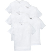 Otto Kern T-Shirt (5er-Pack) Kurzarmshirt aus hochwertiger, reiner Baumwolle weiß L