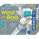 Kosmos 621353 Windrad, Entdecke erneuerbare Energien, Bausatz für Windrad zur emmissionsfreien Stromerzeugung mit Mini E-Auto zum Laden, Experimentierkasten für Kinder ab 8-14 Jahre, Outdoor geeignet
