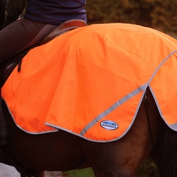 Weatherbeeta reflektierende Ausreitdecke 300D - orange, L