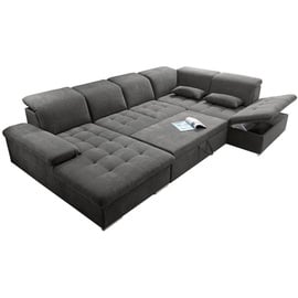 ed-lifestyle Wohnlandschaft Wayne U Sofa 3-teilig Holzwerkstoff/Nosag