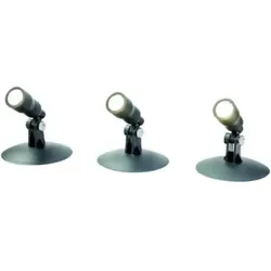 REV LED Außen- und Unterwasserbeleuchtung Aqua Spot Set 3x1W