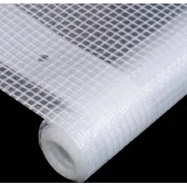 vidaXL Gitter-Abdeckplanen 2 Stk. 260 g/m2 3x6 m Weiß - vidaXL