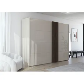 Rauch Schwebetürenschrank TEGIO 301 x 223 x 69 cm Beige/Nussbaum