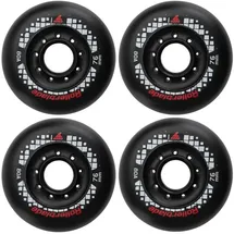Rollerblade APEX 4er Pack Rollenset 2025 black - 76mm/80A