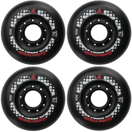 Rollerblade APEX 4er Pack Rollenset 2025 black - 76mm/80A