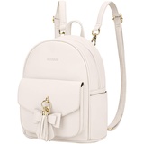 ECOSUSI Damen Rucksack Klein Soft Pu Leder Rucksäcke Schultaschen Wasserdichte Damenrucksäcke Kleine