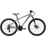 Bikestar Mountainbike 21 Gang Shimano RD-TY300 Schaltwerk, Kettenschaltung, 42540102-41 grau