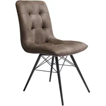 hom'in Esszimmerstuhl KAROL Textil braun