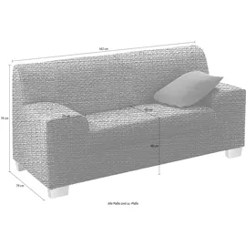 DOMO collection 2-Sitzer »Amando zeitlos und modern, komfortabel, in vielen Bezugsvarianten, auch in Leder