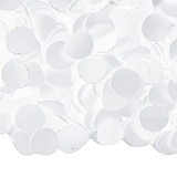 Luxus Konfetti * WEISS * aus Papier // 100gr. // Confetti Party Feier Hochzeit Kindergeburtstag Geburtstag Pinata Füllung Deko White (Grundpreis: 1,99 Euro/100g)