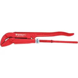 Eck-Rohrzange Größe 1 L.330mm max.35mm Kopf rot lackiert Griffe rot lackiert