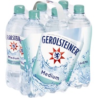 Gerolsteiner Medium Mineralwasser  6x0.75l Flasche   Einweg-Pfand