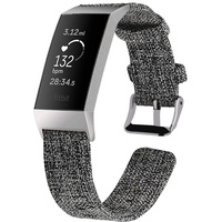 Chainfo kompatibel mit Fitbit Charge 4 / Charge 3 SE/Charge 3 / Charge 3 Special Edition Armband Woven Armbänd, Ersatzband Gewebte Stoff Armbands Zubehör Sport Armbänder (Pattern 3)