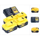 DeWalt DCB 1104 P4 Akku Starter Set 12 V / 18 V 4x 5,0 Ah