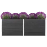 vidaXL Garten-Hochbeet 250 x 100 x 91 cm Grau