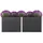 vidaXL Garten-Hochbeet 250 x 100 x 91 cm Grau